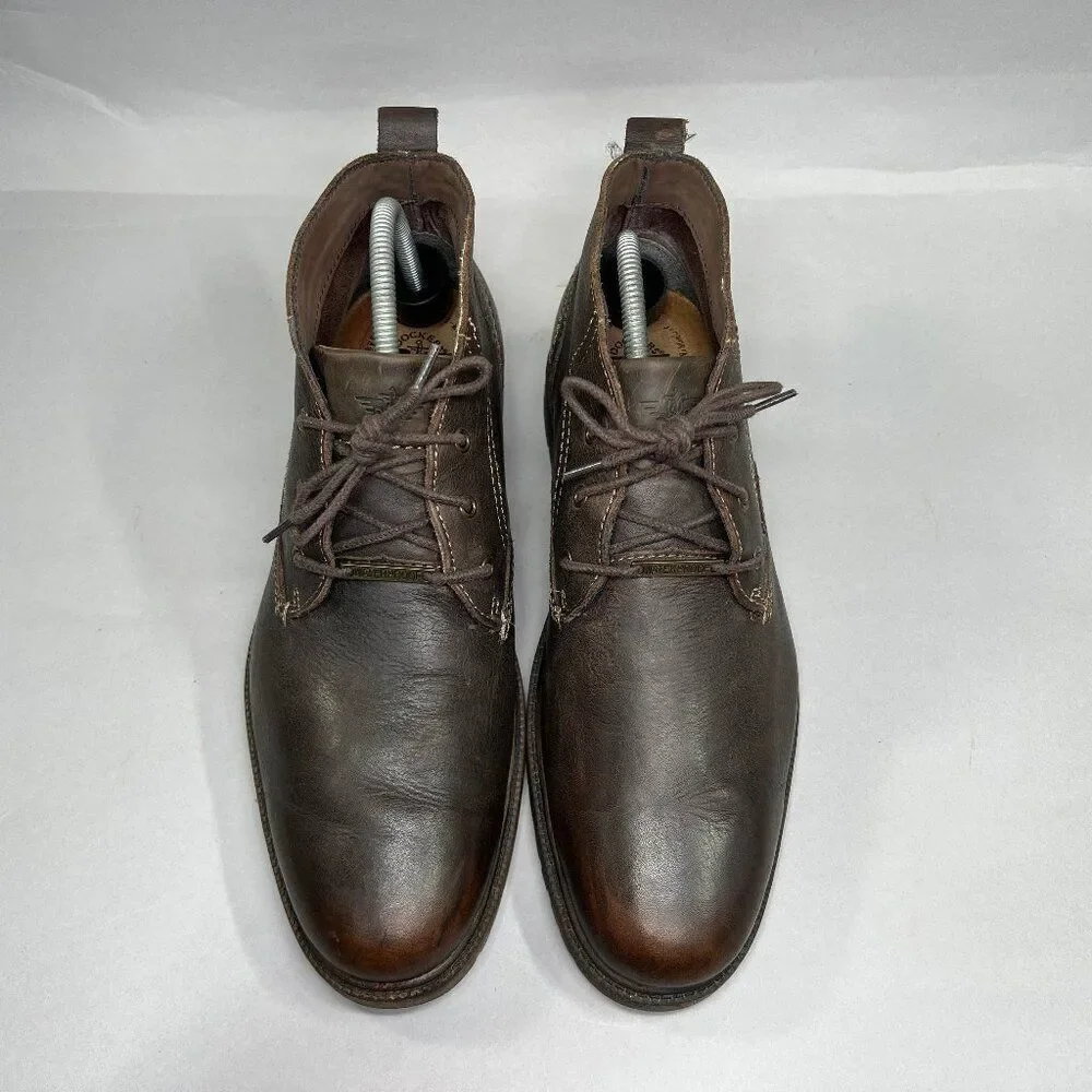 Dockers Chukka Boots Men's‎ Size 10.5 Brown Leather Waterproof Casual Shoes